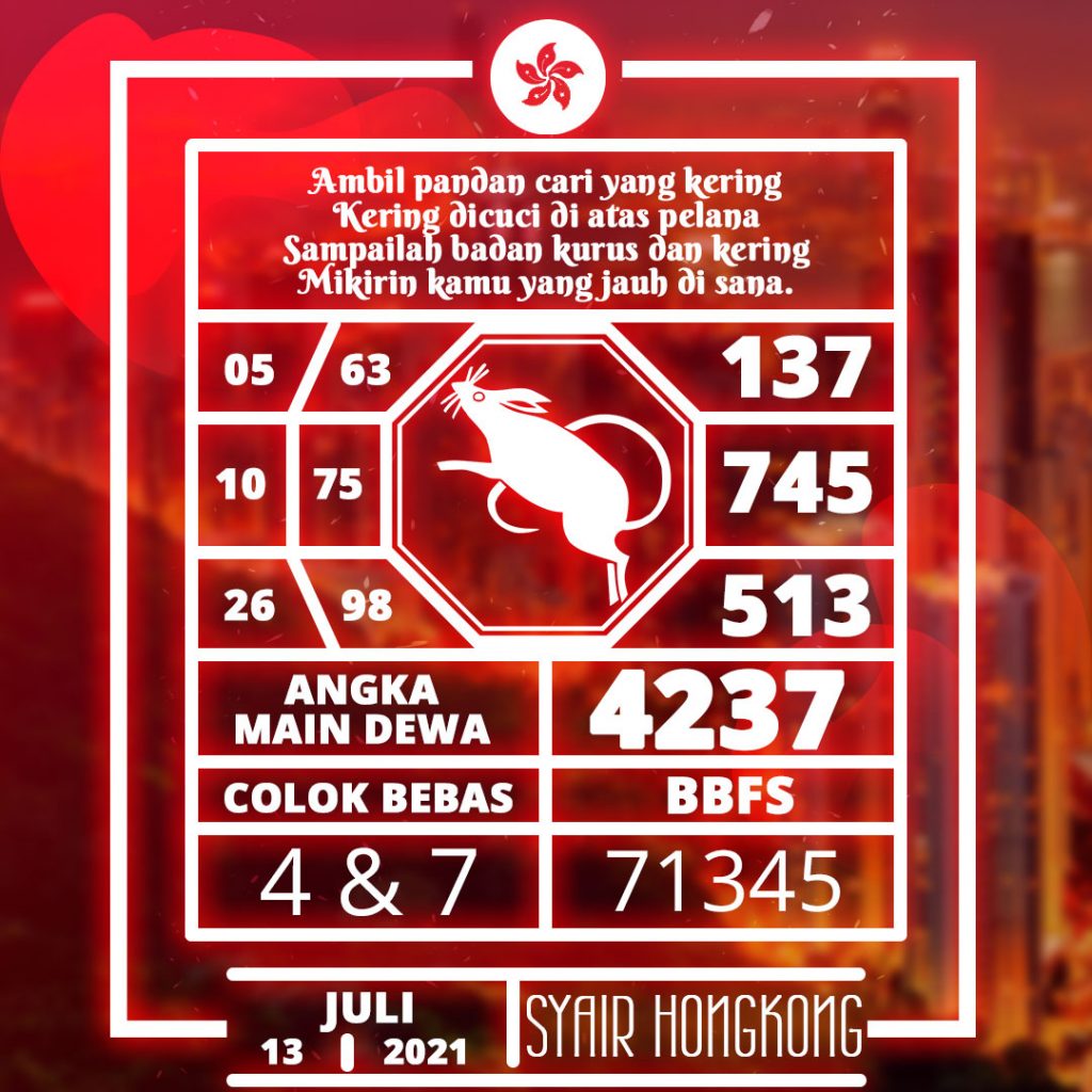 Bocora Syair Togel Hongkong Selasa