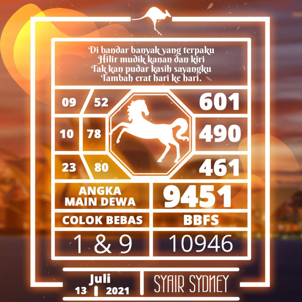 Syair Togel sydney Selasa