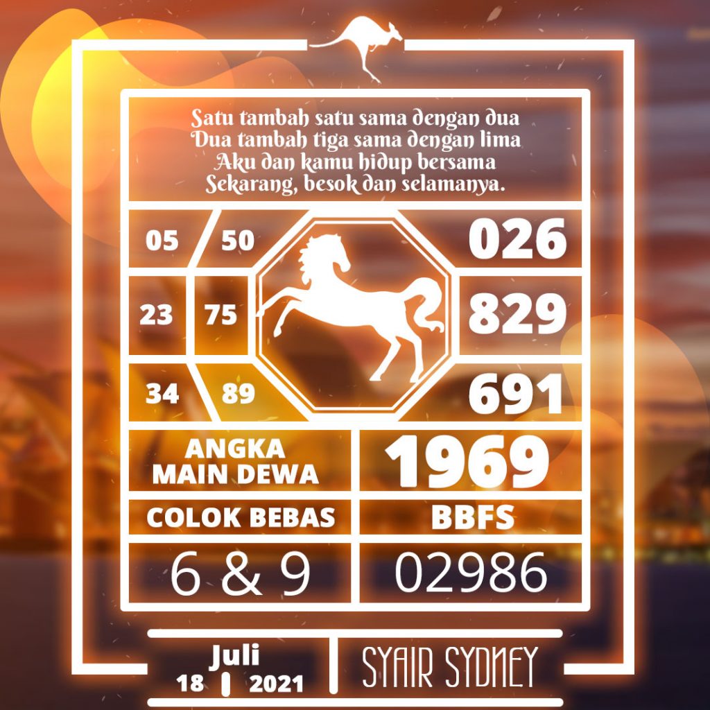 Angka Jitu Syair Togel Sydney
