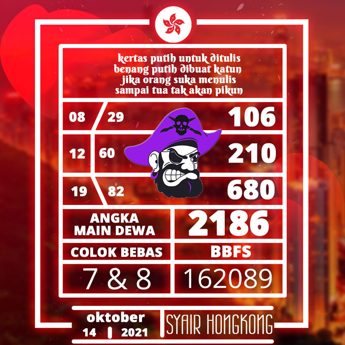 ANGKA JITU SYAIR HONGKONG HARI INI