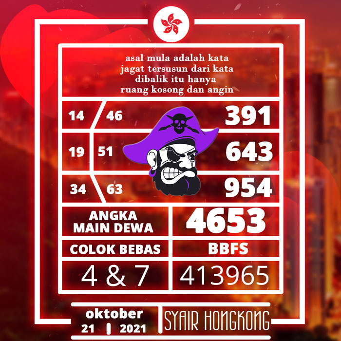 ANGKA MAIN SYAIR HONGKONG HARI INI