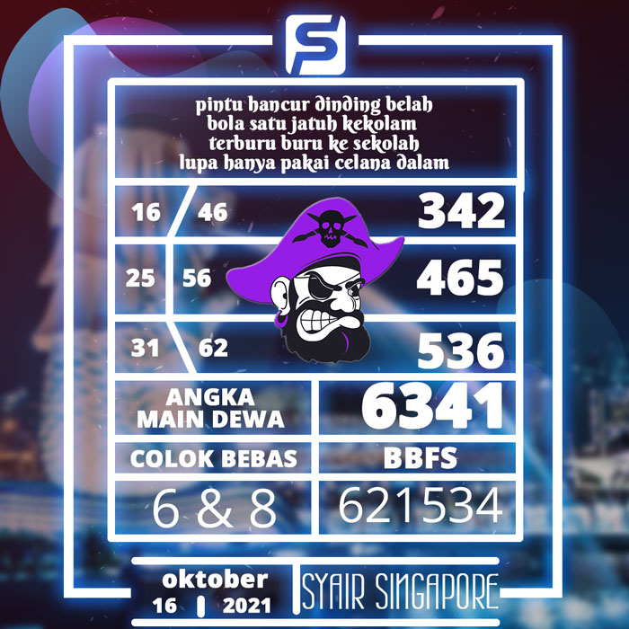 NOMOR SYAIR SINGAPURA JITU HARI INI
