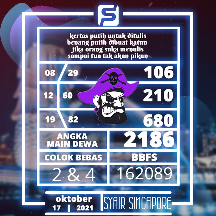 PREDIKSI SYAIR SINGAPURA TERJITU