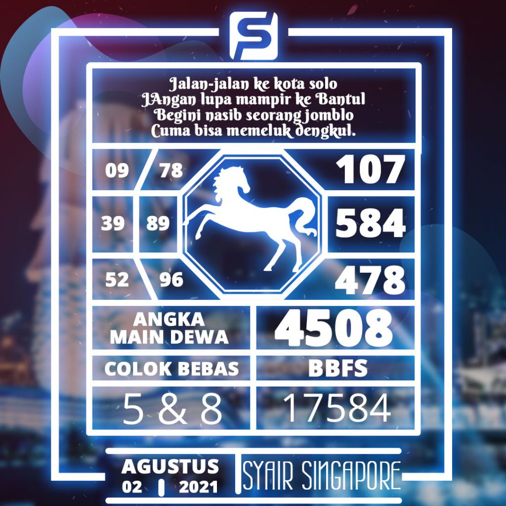 Prediksi Syair Togel Singapura Terjitu Senin