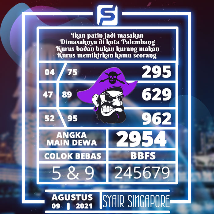 Bocoran Jitu Syair Togel Singapura Hari Ini