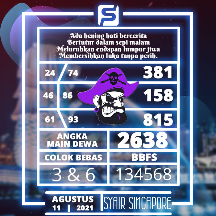 Bocoran Jitu Syair Togel Singapura Rabu