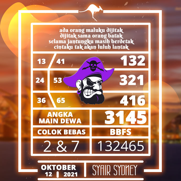 PREDIKSI SYAIR SYDNEY HARI INI