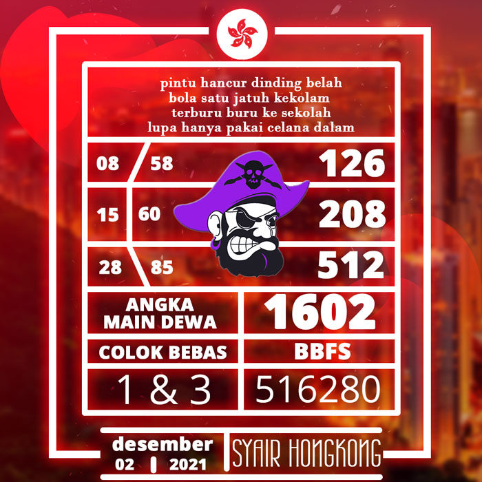 CODE SYAIR HONGKONG 2D JITU