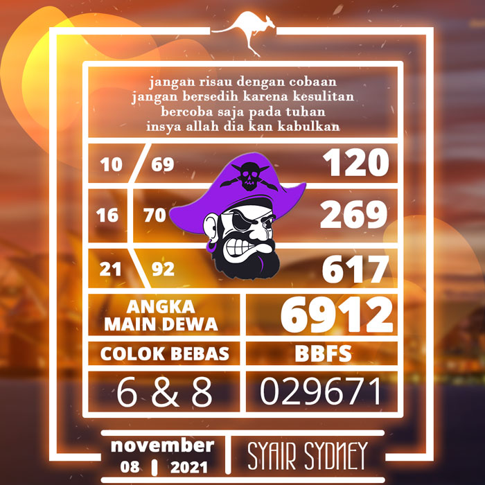 PREDIKSI SYAIR SYDNEY HARI INI
