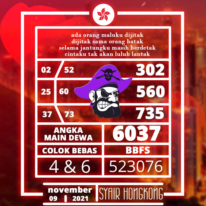 RAMALAN SYAIR HONGKONG HARI INI