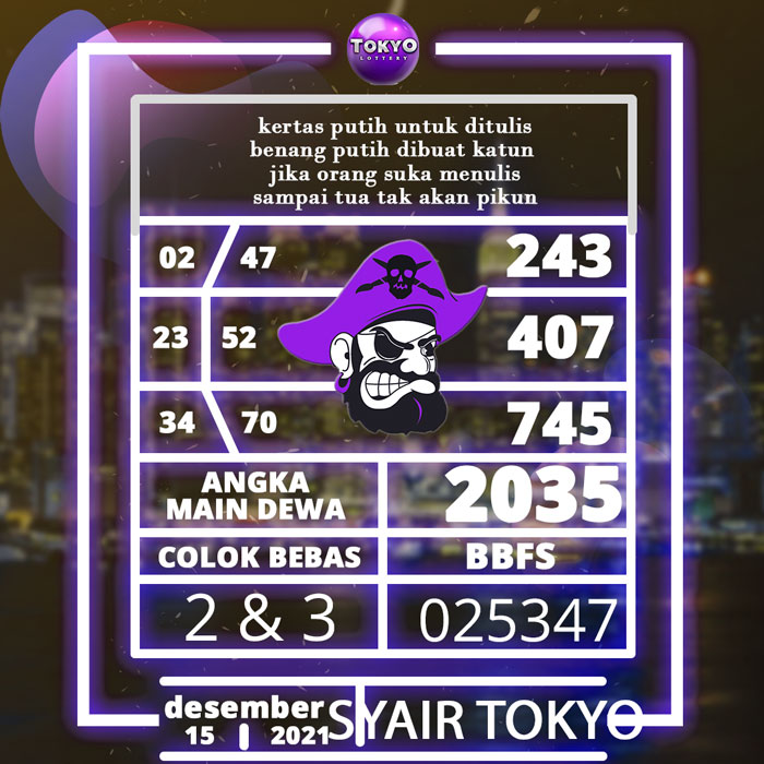 RAMALAN SYAIR TOKYO AKURAT