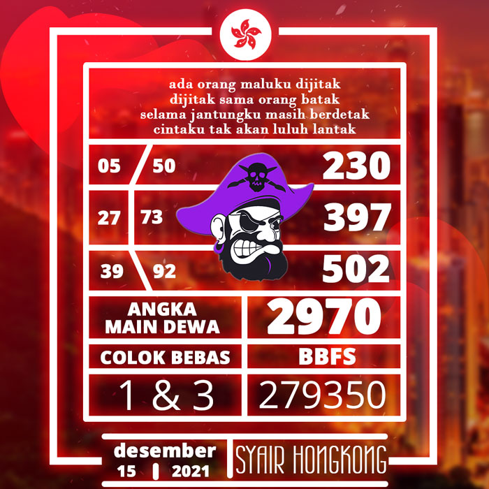 RAMALAN SYAIR HONGKONG AKURAT