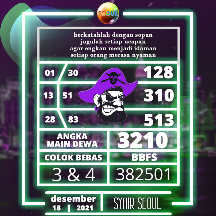 PREDIKSI SYAIR SEOUL JITU