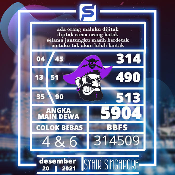 KODE SYAIR SGP JITU 4D