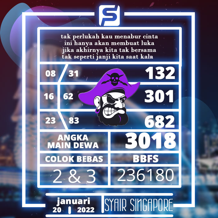 KODE SYAIR SGP JITU