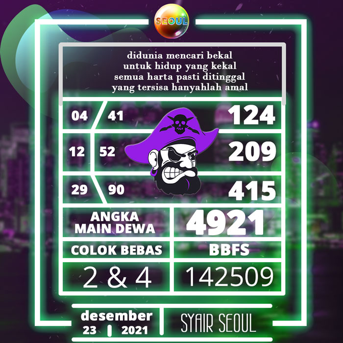 KODE SYAIR SEOUL AKURAT