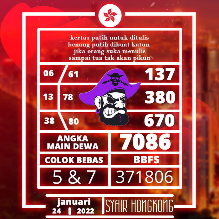 CODE SYAIR HONGKONG AKURAT HARI INI