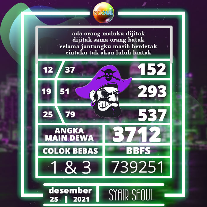 PREDIKSI SYAIR SEOUL TERJITU