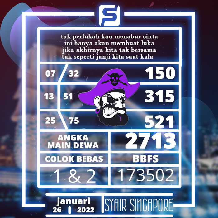 SYAIR SGP AKURAT SIANG INI