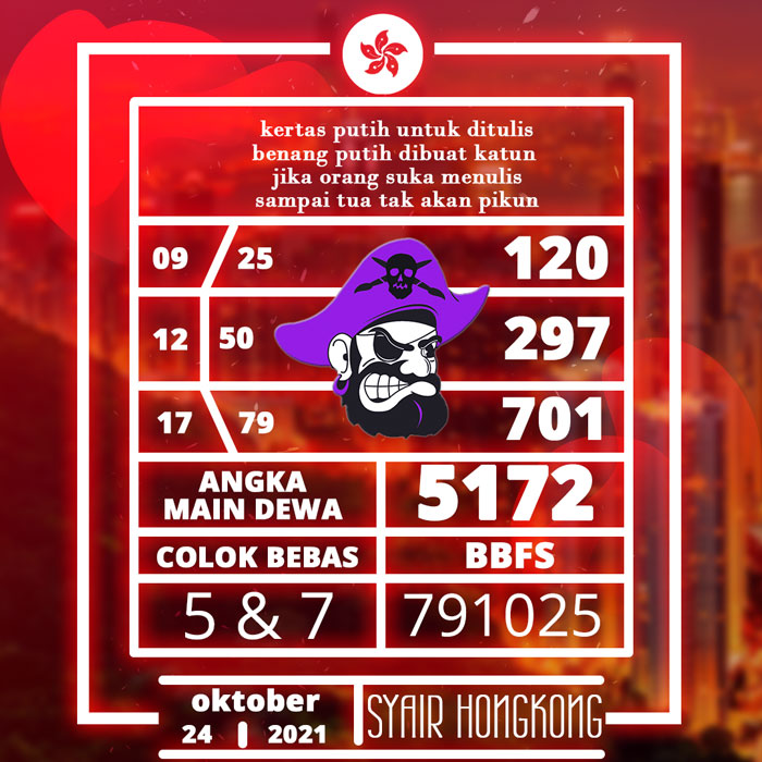 NOMOR SYAIR HONGKONG JITU
