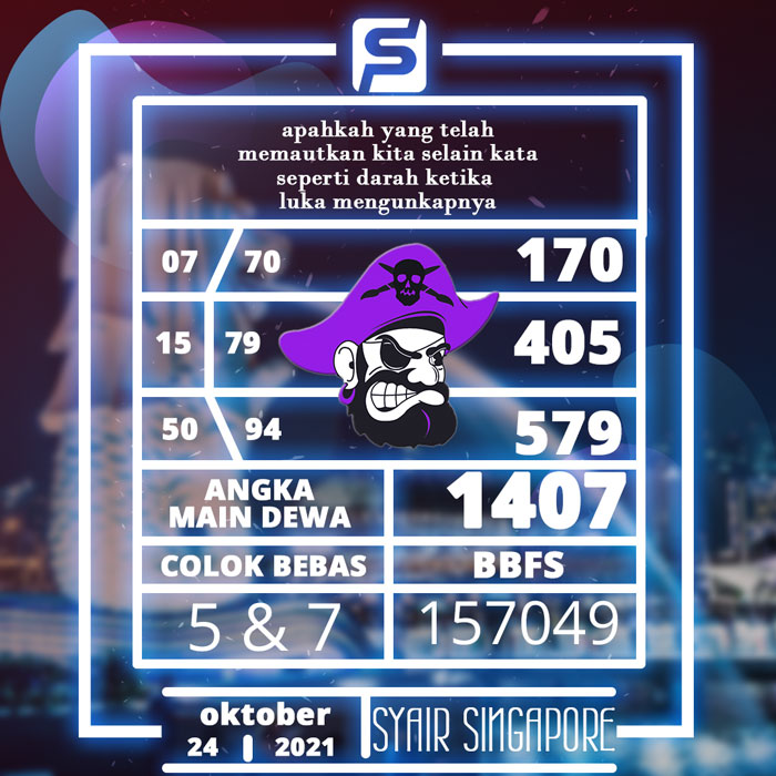 ANGAKA MAIN SYAIR SINGAPURA HARI INI