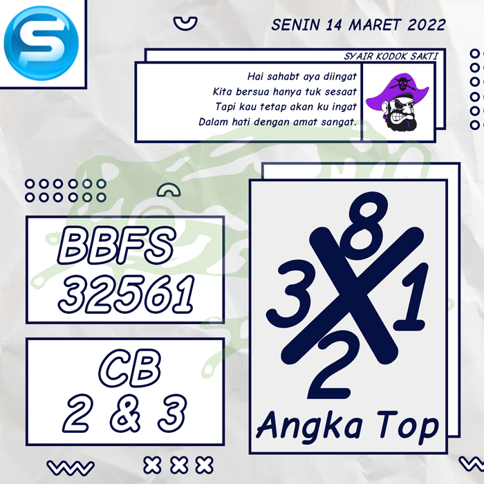 PREDIKSI TERJITU SYAIR TOGEL SINGAPORE HARI SENIN