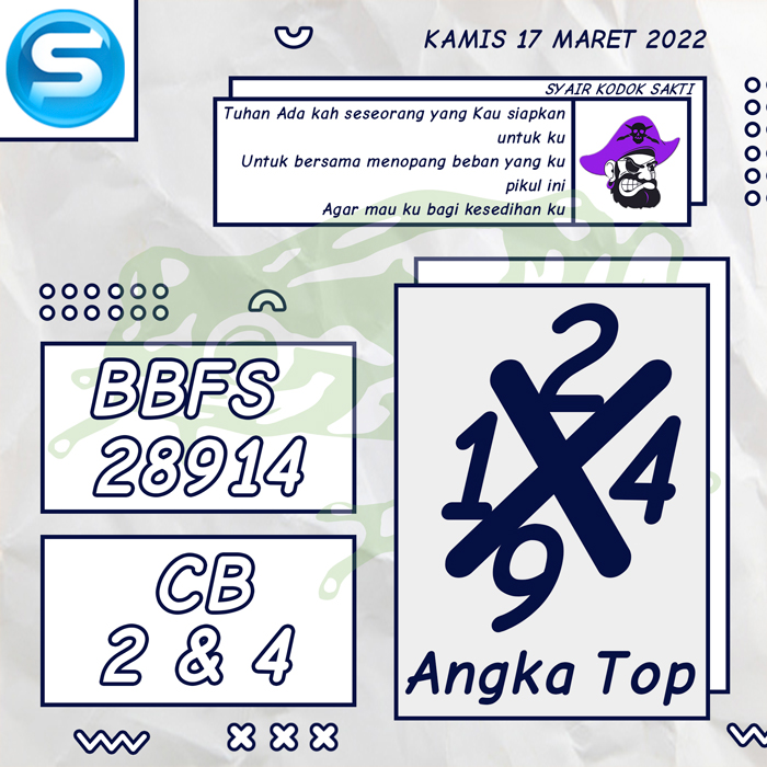 PREDIKSI TERLENGKAP SYAIR TOGEL SINGAPORE HARI KAMIS