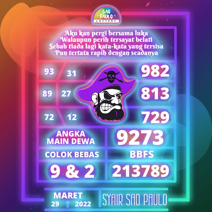 Prediksi terlengkap SYAIR TOGEL Sao Paulo hari Selasa