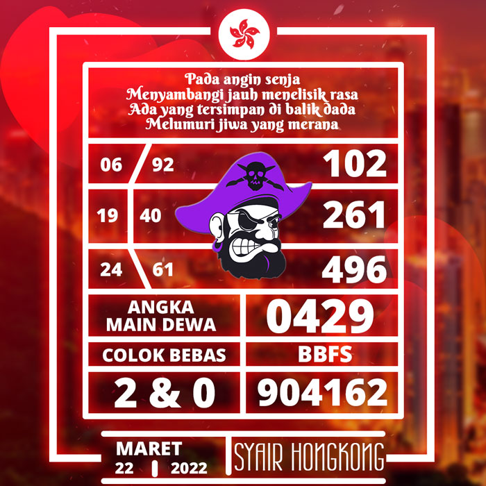 PREDIKSI TERDEPAN SYAIR TOGEL HONGKONG HARI SELASA