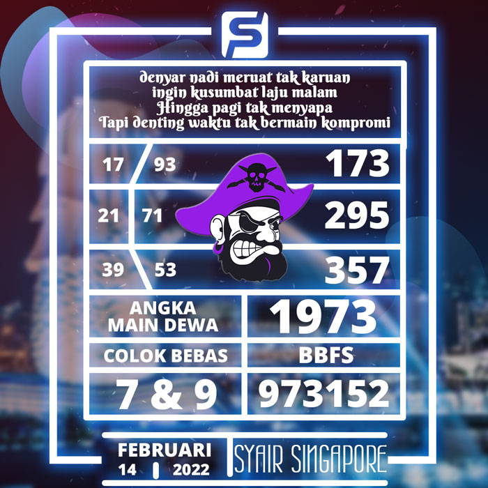 PREDIKSI TERMANTAP SYAIR TOGEL SGP HARI SENIN