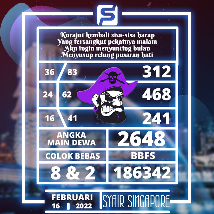 PREDIKSI TERPERCAYA SYAIR TOGEL SGP HARI RABU
