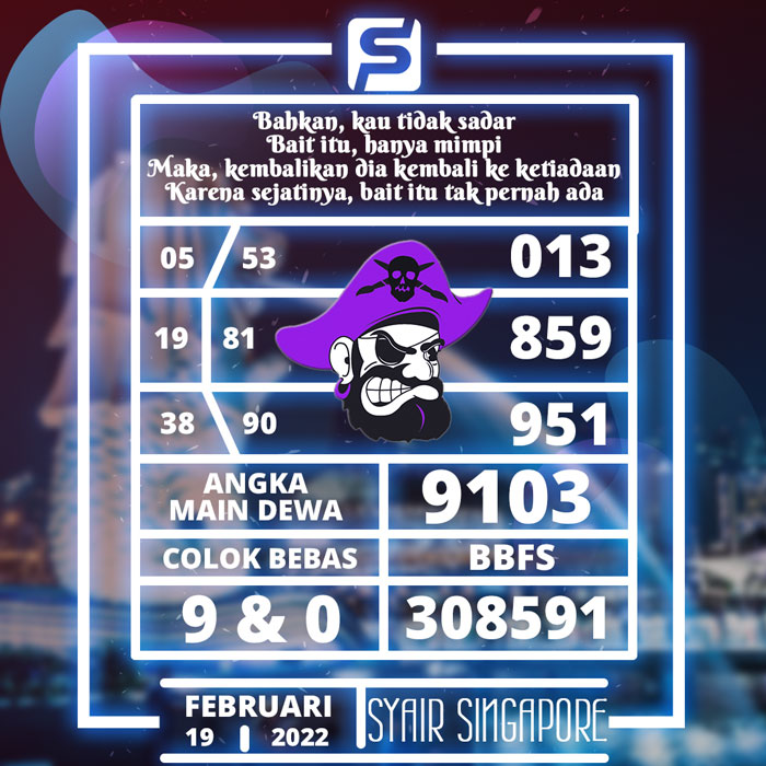 PREDIKSI RAMALAN SYAIR TOGEL SGP HARI SABTU