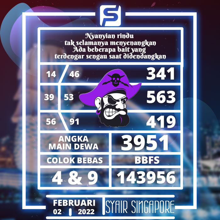 PREDIKSI TERAKURAT SYAIR TOGEL SGP HARI RABU