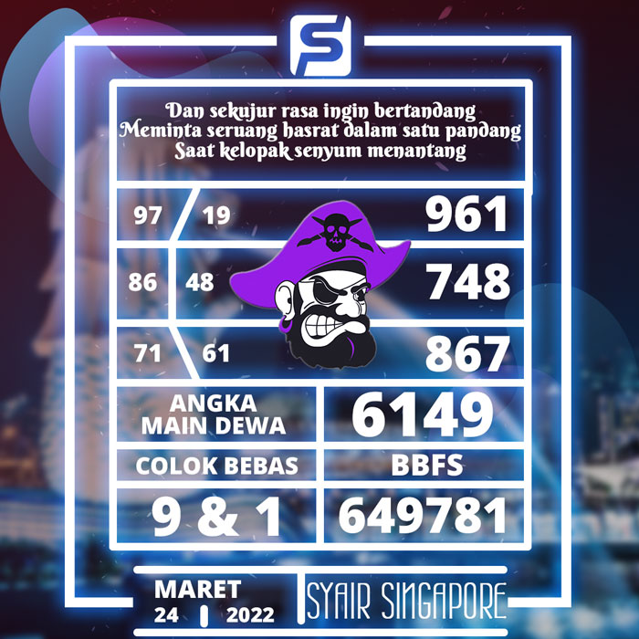 PREDIKSI TERJITU SYAIR TOGEL SINGAPORE HARI KAMIS