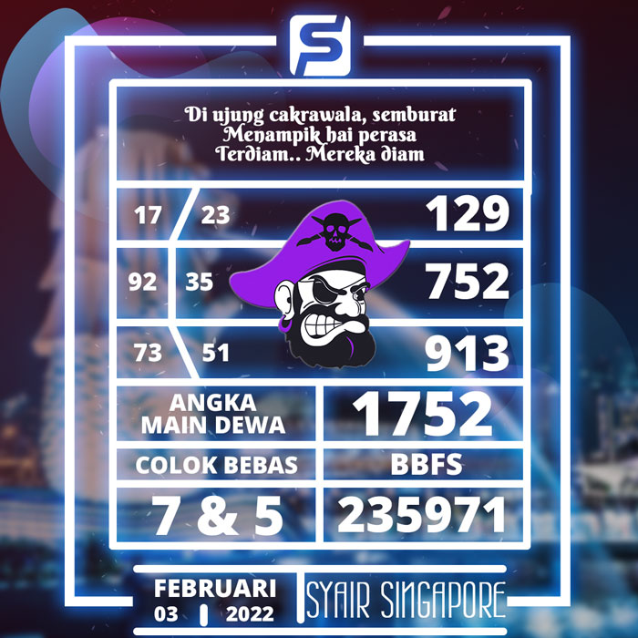 PREDIKSI TERJITU SYAIR TOGEL SGP HARI KAMIS