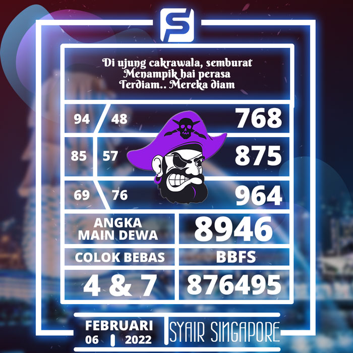 PREDIKSI TERAKURAT SYAIR TOGEL SGP HARI MINGGU