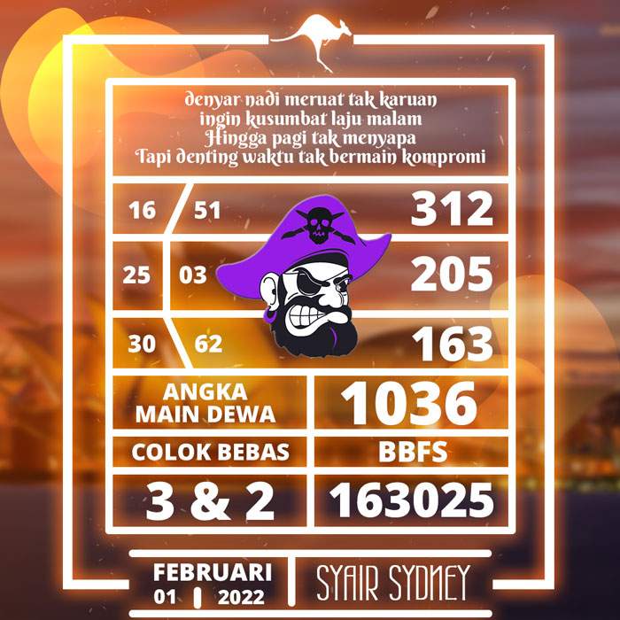 PREDIKSI TERPERCAYA SYAIR TOGEL SDY HARI SELASA
