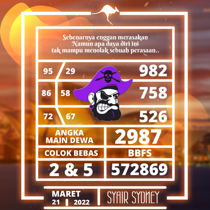 PREDISKI RAMALAN SYAIR TOGEL SYDNEY HARI SENIN