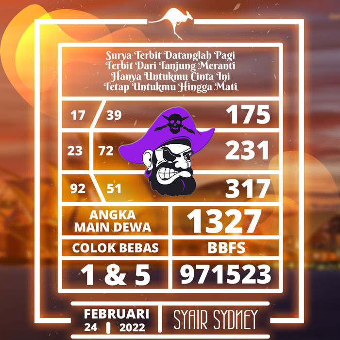 PREDIKSI TERPERCAYA SYAIR TOGEL SDY HARI KAMIS