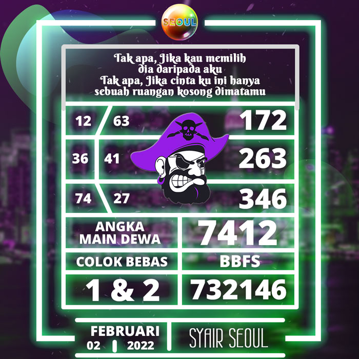 Prediksi Terjitu SYAIR TOGEL Seoul hari Rabu