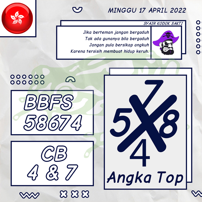 PREDIKSI TERAKURAT SYAIR TOGEL HONGKONG HARI MINGGU