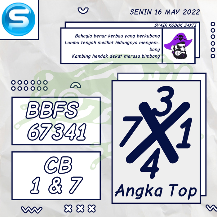 PREDIKSI TERAKURAT SYAIR TOGEL SINGAPORE HARI SENIN