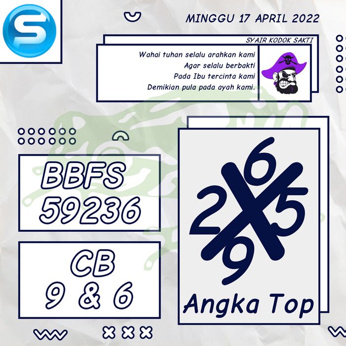 PREDIKSI TERPERCAYA SYAIR TOGEL SINGAPORE HARI MINGGU