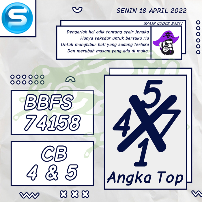 PREDIKSI TERLENGKAP SYAIR TOGEL SINGAPORE HARI SENIN