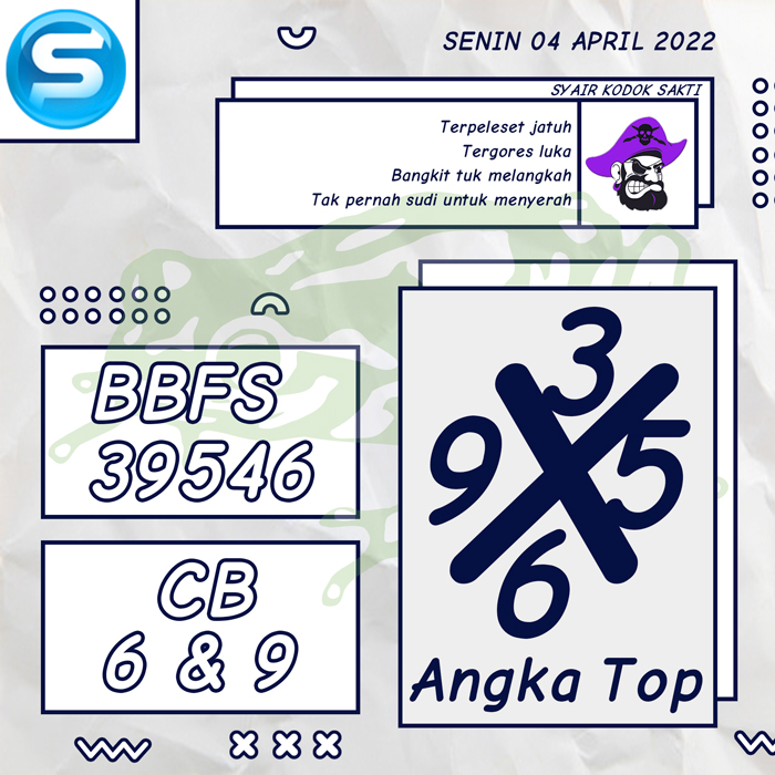 PREDIKSI TERDEPAN SYAIR TOGEL SINGAPORE HARI SENIN