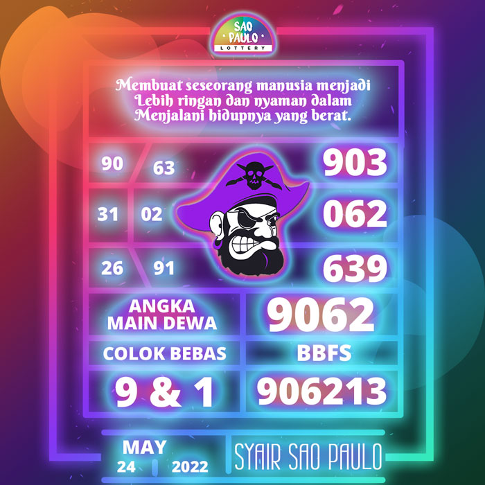 Prediksi terjitu SYAIR TOGEL Sao Paulo hari Selasa
