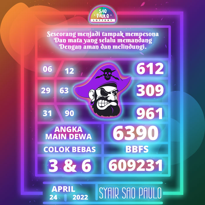 Prediksi terpercaya SYAIR TOGEL Sao Paulo hari Minggu