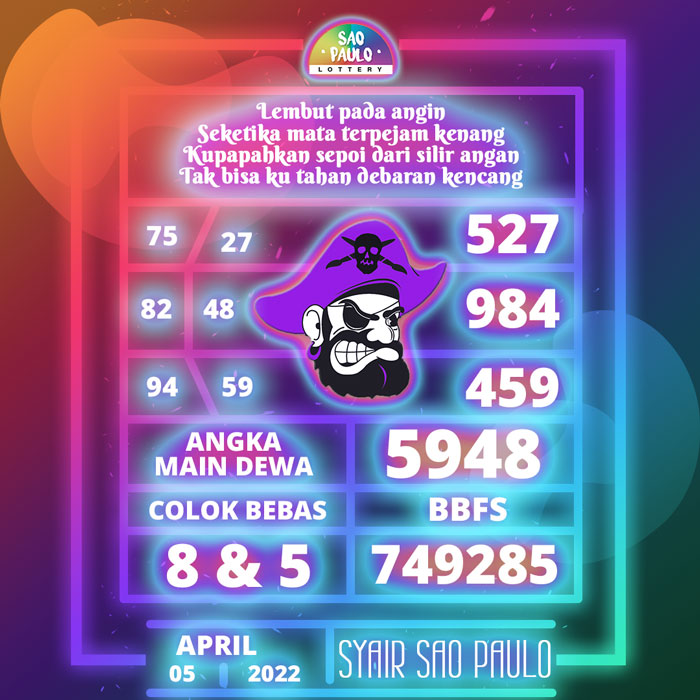 Prediksi bocoran SYAIR TOGEL Sao Paulo hari Selasa