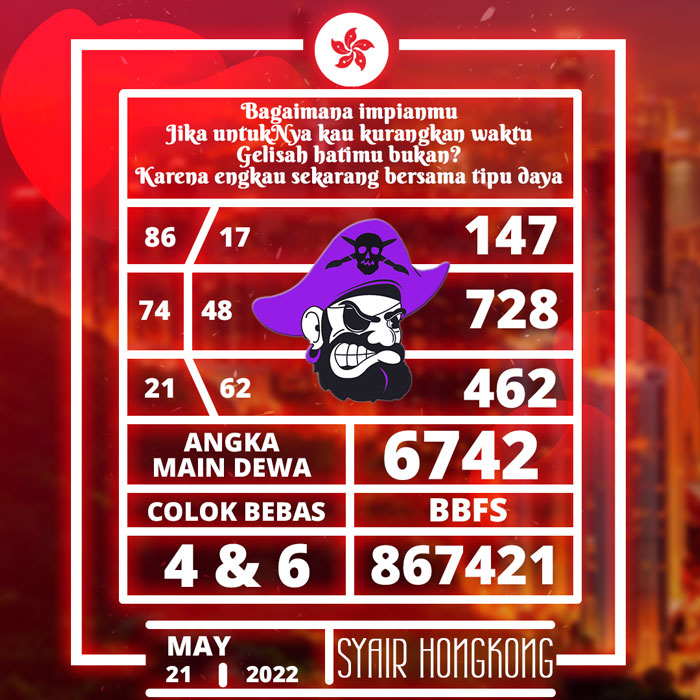 PREDIKSI TERDEPAN SYAIR TOGEL HONGKONG HARI SABTU
