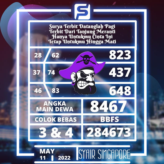 PREDIKSI TERBAIK SYAIR TOGEL SINGAPORE HARI SABTU
